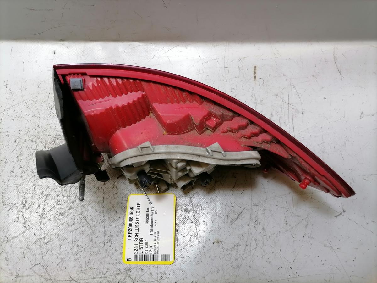 Audi A3 8P original R&uuml;cklicht R&uuml;ckleuchte Schlussleuchte links 5-T&uuml;rer Bj.2007